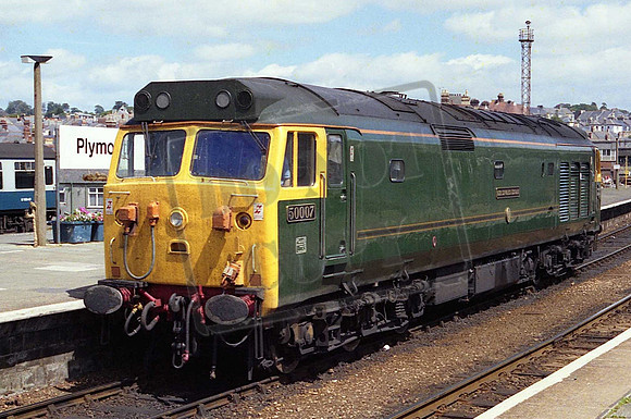 50007 SIR EDWARD ELGAR (Cat No MSP50007) Light engine Plymouth 01-08-1987 Mike Spencer 055