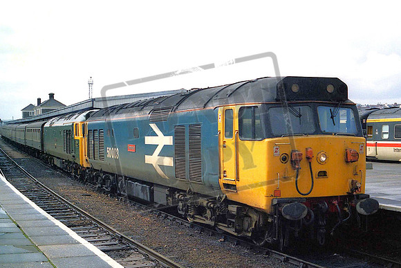 50003 TAMERAIRE & 50007 SIR EDWARD ELGAR (Cat No MSP50003B) Plynouth 04-04-1987 Mike Spencer 033