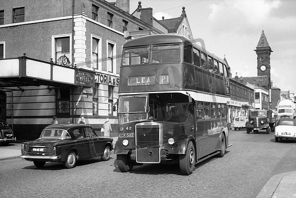 ECK502 PRESTON TRANSPORT LEYLAND TITAN 42 JULY 1960