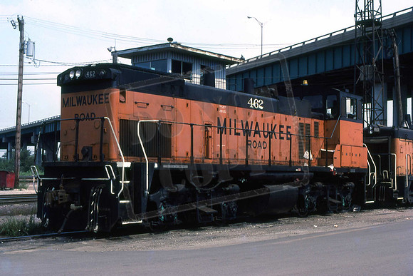 462 MIL462 MILWAUKEE ROAD. MP15AC CHICAGO, IL. SEP5TH 1987 BARRY BYINGTON