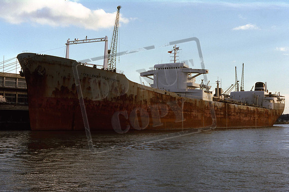 CHALLENGER COLCOTRONIS Crude Oil Tanker. Ex Naves Valientes 1962. Southampton February 1977