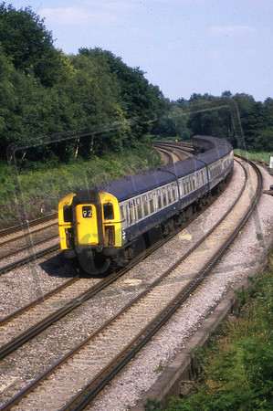 434 (Cat No EMU434-KM) St Johns Curve, Pirbright. Between Brookwood and Farnborough.