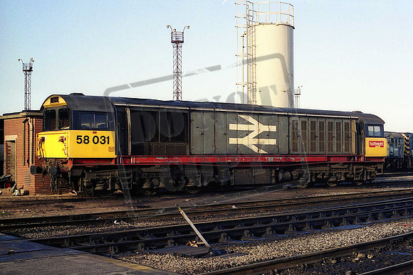 58031 (Cat No MSP58031) Toton Depot 25-12-1989 Mike Spencer 219