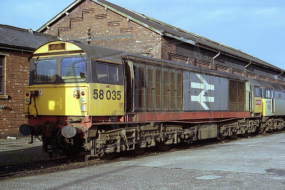 58035 (Cat No MSP58035) Coalville 17-02-1989 Mike Spencer 172