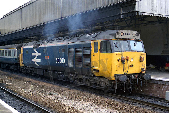 50010 MONARCH (MSP 50010C) Exeter St Davids 05-03-1988 Mike Spencer 112