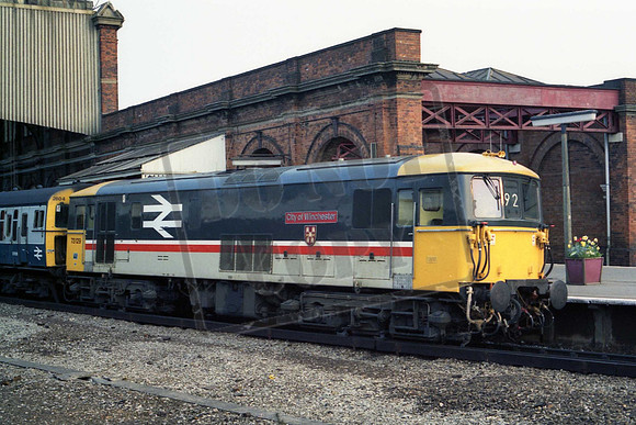 73129 CITY OF WINCHESTER (Cat No MSP73129C) Bournemouth 27-05-1987 Mike Spencer 041