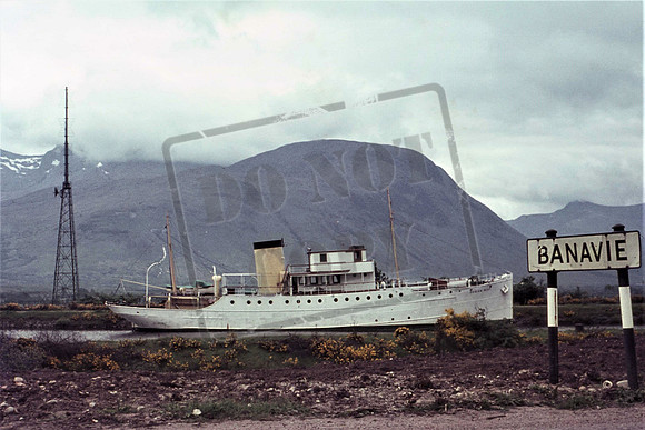 OCEAN MIST Ex Samuel Green. Steam Cruiser Banavie Early 1960s