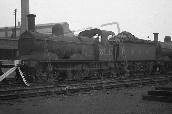 3118 (Cat No TTPSLMS3118) 2F 0-6-0 Brightside 27-07-1947