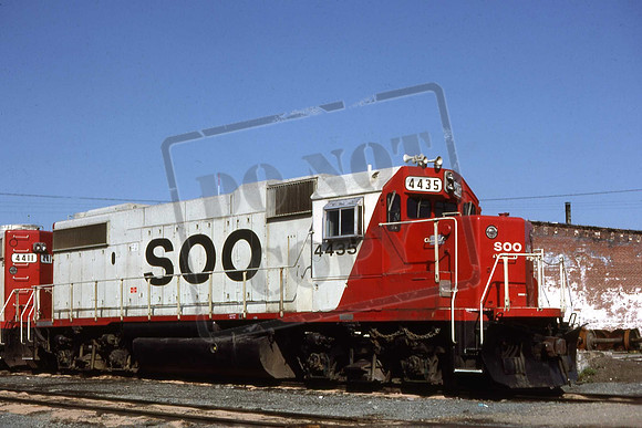 4435 GP38-2 SOO LINE GUADSTONE, MI. JUNE 3RD 1984
