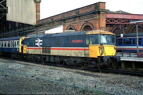 73123 GATWICK EXPRESS (Cat No MSP73123C) Bournemouth 21-11-1987 Mike Spencer 103