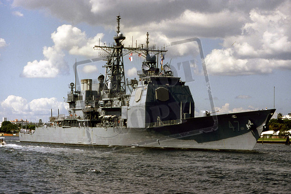 47 TICONDEROGA. Ticonderoga class cruiser 12-10-93