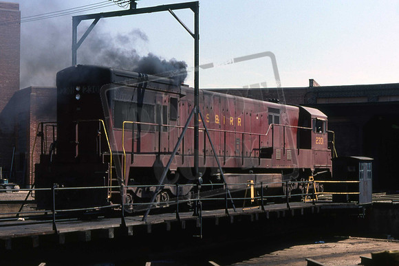 2301 LSAI 2301 U23-C LAKE SUPERIOR AND ISHPEMING RR. At Eagle Mills, Michigan. April 1977