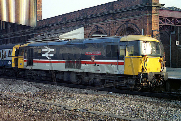 73129 CITY OF WINCHESTER (Cat No MSP73129B) Bournemouth 02-05-1987 Mike Spencer 039