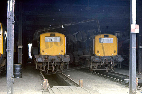 CLASS 17s (Cat No LOC1029) Polmadie March 1973 XXXXX
