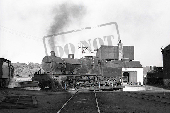 1179 (Cat No TTPSLMS1179) LMS 4-4-0 4P 3-Cylinder compound. Stranraer 21-06-1937