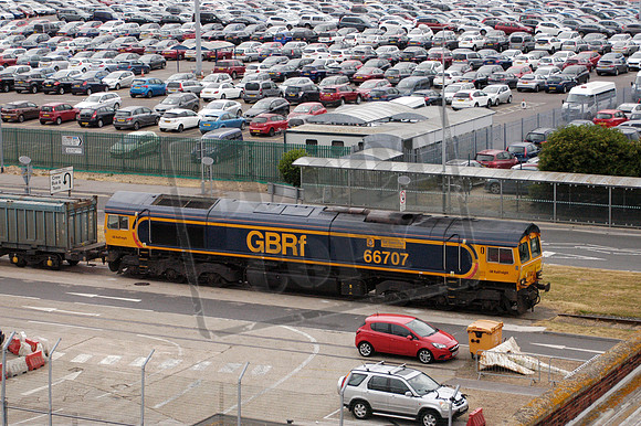66707 SIR SAM FAY GREAT CENTRAL RAILWAY (Cat No MHDIG66707) Southampton Docks 24-06-2017 Martin High