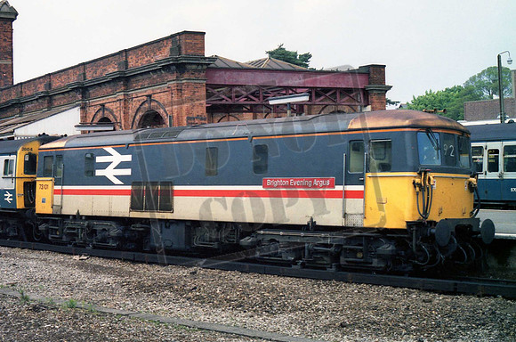 73101 BRIGHTON EVENING ARGUS (Cat No MSP73101B) Bournemouth 1987 Mike Spencer 050
