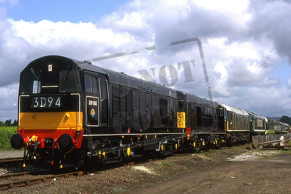20188 20042 D5054 D172 D9019 D1824 D120 D5518 45135 East Lancashire Railway 18-06-1995