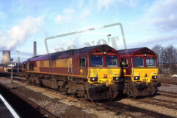 66076 & 66176 (Cat No MH66076B) Didcot 27-01-2008