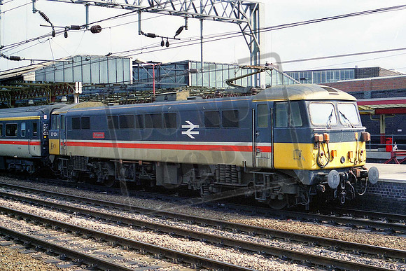 87004 BRITANNIA (Cat No MSP87004B) Crewe 25-07-1987 Mike Spencer 053