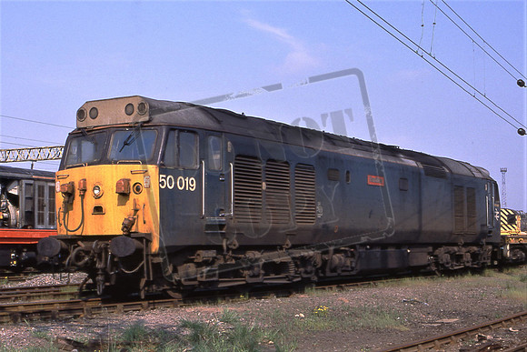 50019 RAMILLIES (Cat No TTR678) Bescot open day 06-05-90 Arthur Cannings