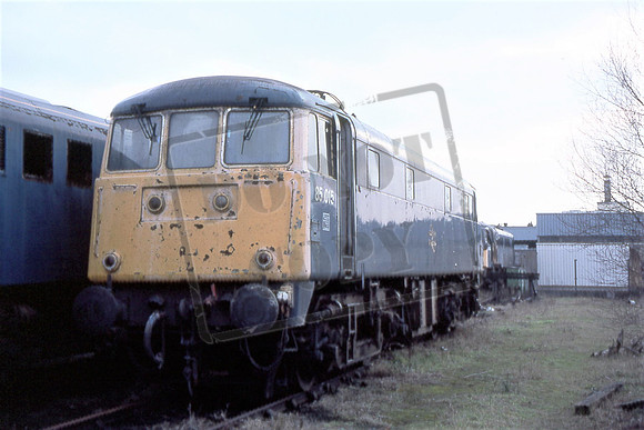 85015 (Cat No TTR 741)  Crewe Electric Depot 10-03-91 Martin High