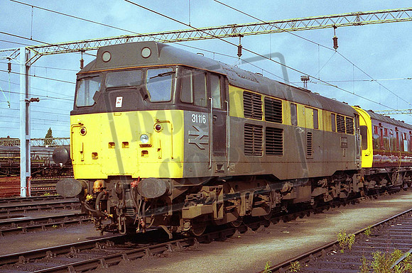 31116 RAIL 1981 - 1991 (Cat No MSP31116) Bescot 30-08-1992 Mike Spencer 358