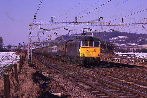 86210 CITY OF EDINBURGH (Cat No KMM86210) Tring Up Inter-City 26-02-1986 Ken moselely C0045