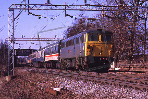 87014 KNIGHT OF THE THISTLE (Cat No KMM87014B) Dudswell Up Inter-City 07-03-1986 Ken Moseley C0063