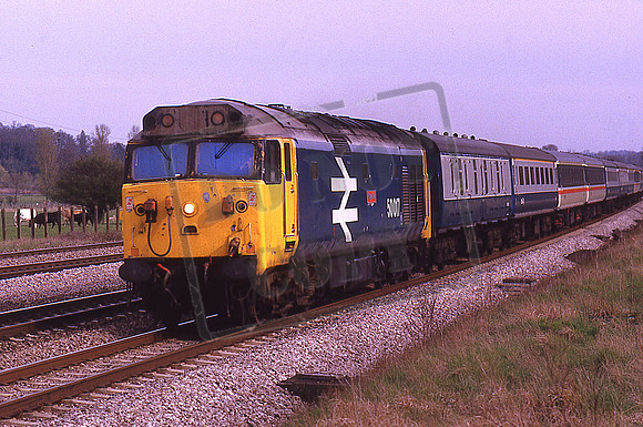 50017 ROYAL OAK (Cat No KMM50017) Lower Basildon 1B42 16.25 Paddington - Cheltenham Spa 30-04-1986 Ken Moseley C0105