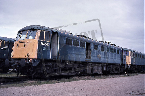 85040 (Cat No TTR1007) Crewe Electric Depot APR 92 Martin High