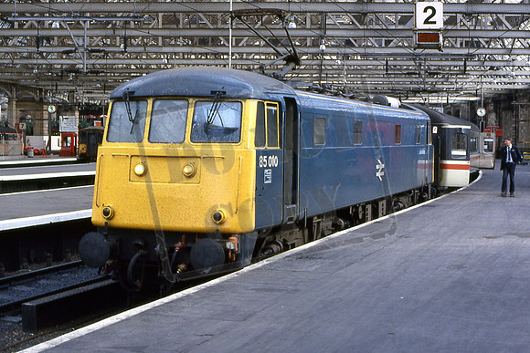 85010 (Cat No TTR1207)  Glasow Central 13-08-88 George Walker
