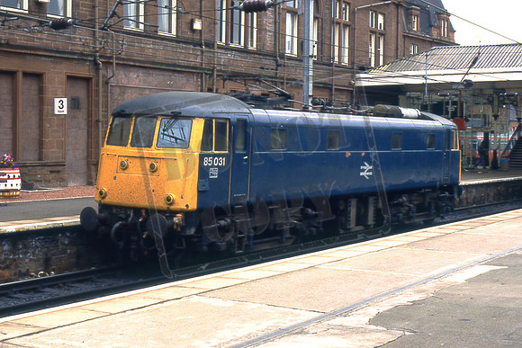 85031 (Cat No TTR1211) Ayr Station 24-06-88 George Walker