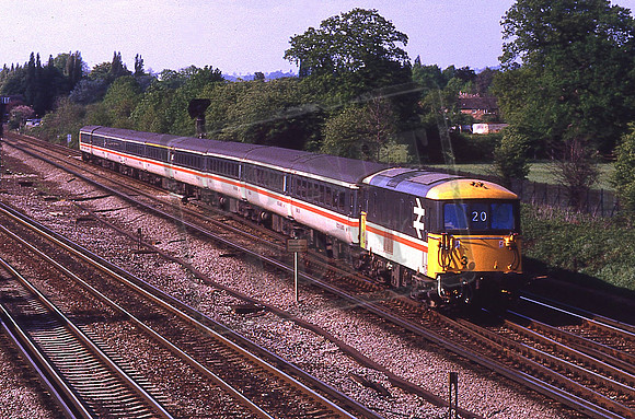 73116 (Cat No KMM73116) Gatwick Airport 1D52 16.30 Victoria - Gatwick Airport 22-05-1986 Ken Moseley C0134