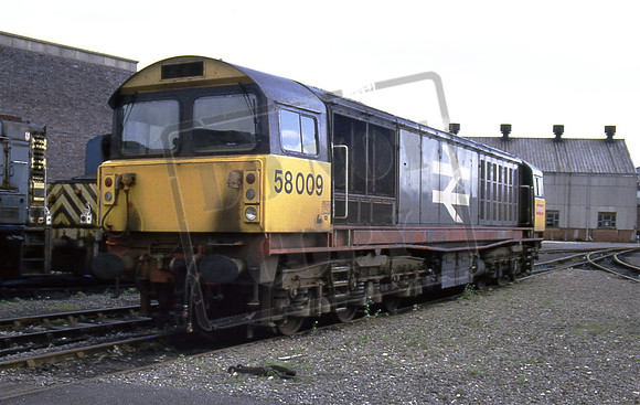 58009 (Cat No TTR1325) Doncaster Works 18-05-86 Ian Bartlett