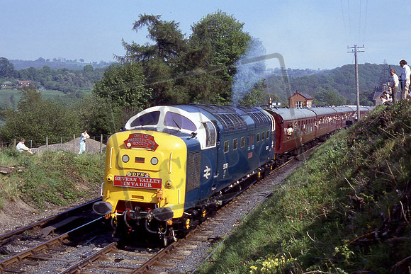 55015 TULYAR (Cat No TTR1363) Severn Valley Invader tour at Arley. 09-05-87