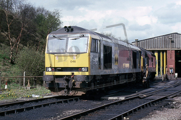 60046 WILLIAM WILBERFORCE (Cat No TTR1585) Buxton Depot 25-04-92 Dave Campbell