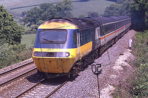 43011 (Cat No KMM43011) Stoneycombe 1C38 10.50 Paddington - Penzance 14-06-1986 Ken Moseley C0211