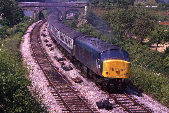 45105 (Cat No KMM45105) Kingkerswell 1V45 08.29 Nottingham - Paignton 14-06-1986 Ken Moseley C0212