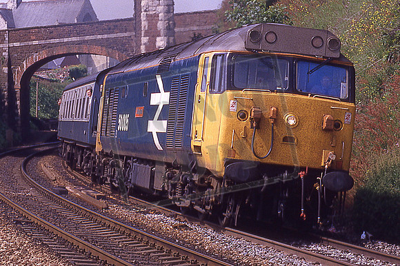 50005 COLLINGWOOD (Cat No KMM50005) Teignmouth 1E56 10.15 Paignton - Newcastle 14-06-1986 Ken Moseley C0204
