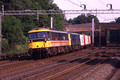 87005 CITY OF LONDON & 87030 BLACK DOUGLAS (Cat No KMM87005) Hunton Bridge 4M74 13.58 Tilbury RCT - Garston FLT 13-06-1986 Ken Moseley C0195