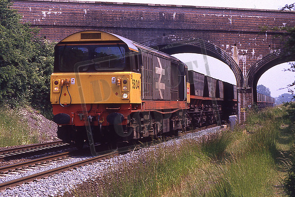 58041 (Cat No KMM58041) Fenny Compton 6M56 13.00 Didcot Power Station - Daw Mill Colliery 26-06-1986 Ken Moseley C0273