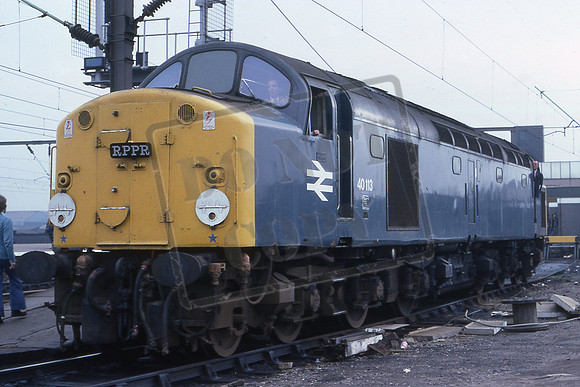 40113 (Cat No TTR1721) Wolverhampton on RPPR tour. 17-10-76 Colin Marsden