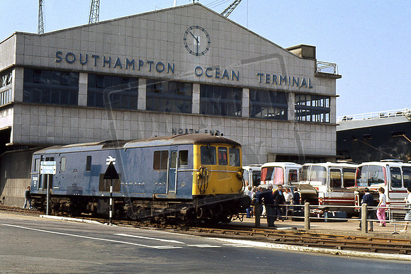 73121 (Cat No TTR2039) Southampton Ocean Terminal. Colin Marsden