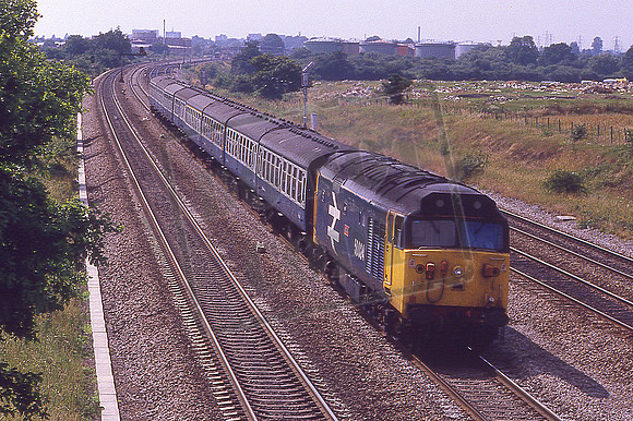 50024 VANGUARD (Cat No KMM50024) 14.00 Oxford - Paddington 1F35 Iver 27-06-1986 Ken Moseley C0336