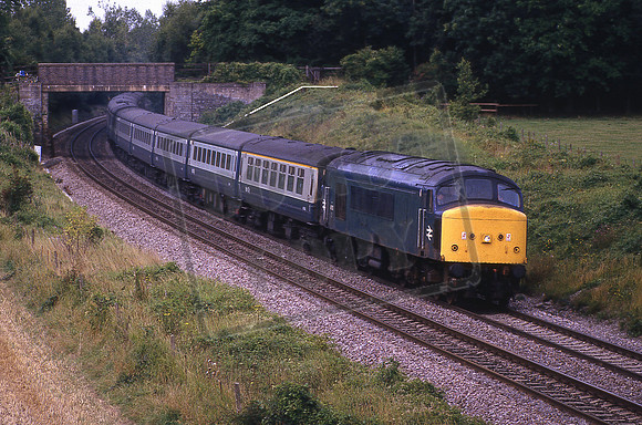 45113 Cat No KMM45113) 09.26 Bradford - Penzance 1V60 Near Besford 13-09-1986 Ken Moseley C0397