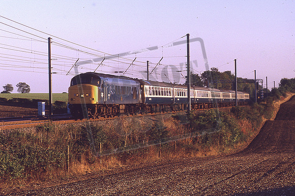 45122 (Cat No KMM45102B) 16.35 St Pancras - Nottingham 1D54 Sandrigebury 15-10-1986 Ken Moseley C0420