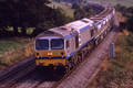 59003 YEOMAN HIGHLANDER (Cat No KMM59003B) 13.40 Botley - Merehead Quarry 6V43 Near Sherrington 11-09-1986 Ken Moseley C0384
