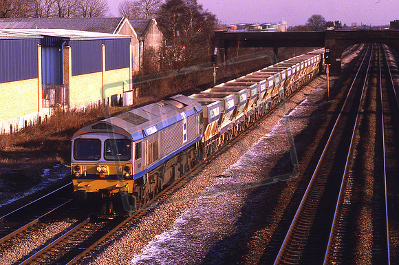 59002 YEOMAN ENTERPRISE (Cat No KMM59002B) 10.24 Purfleet - Merehead Quarry 6V29 Langley 13-02-1987 C0443