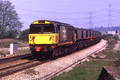 58001 (Cat No KMM58001) 09.34 Three Spires Junction - Didcot Power Station 7V44 Culham 23-04-1987 Ken Moseley C0541